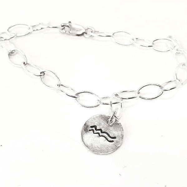 Aquarius Medallion Bracelet