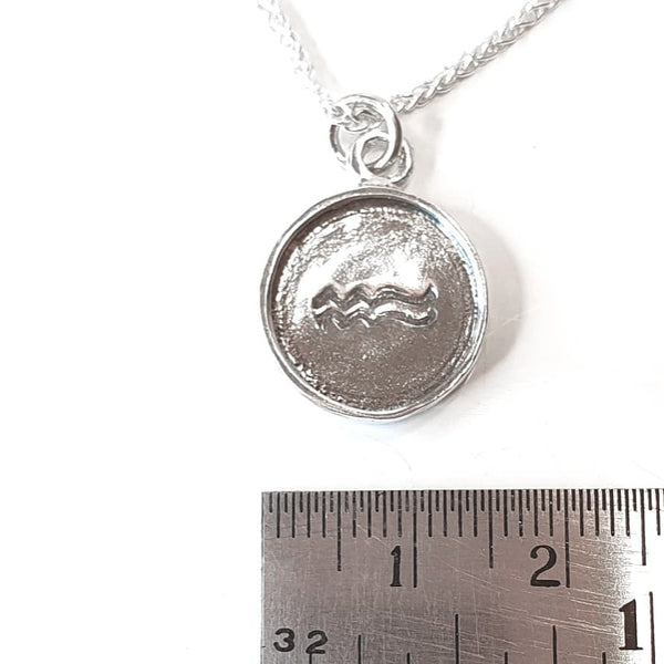 Aquarius Sigil Necklace