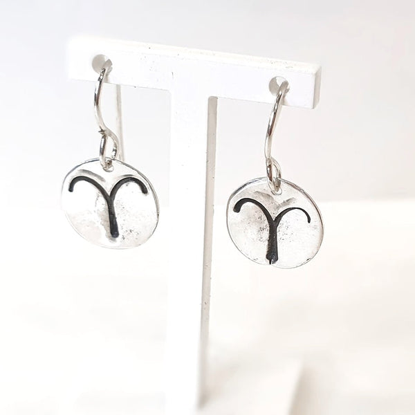 Aries Medallion Earrings