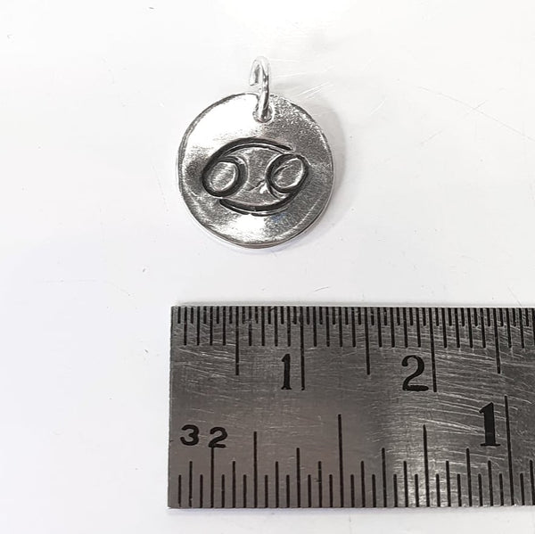 Cancer Medallion Earrings