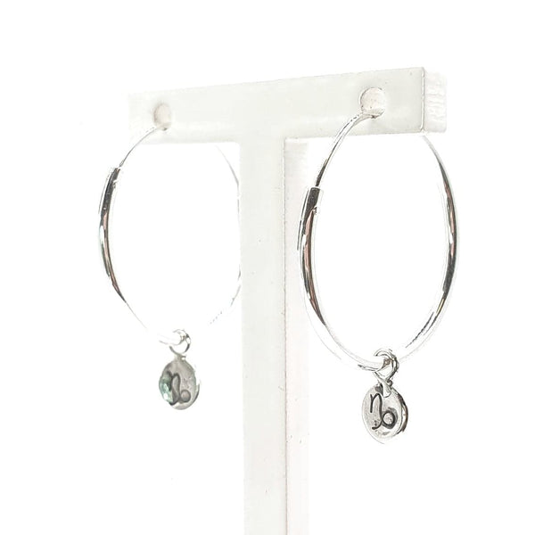 Capricorn Tiny Stars Hoops