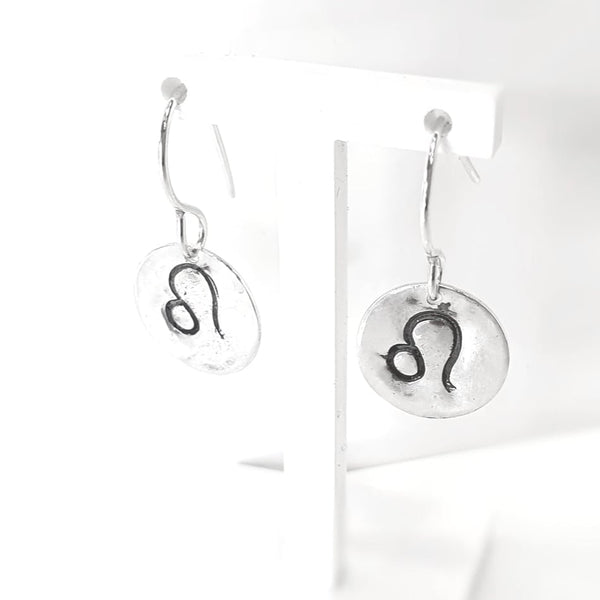 Leo Medallion Earrings