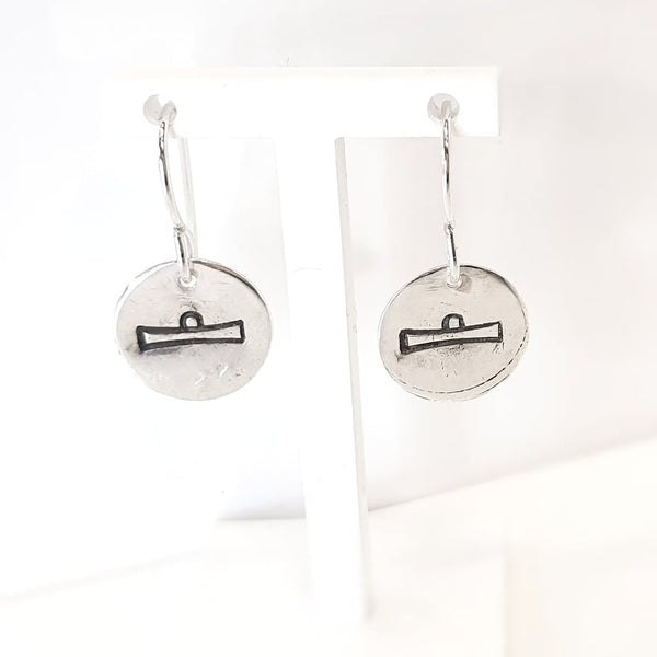 Libra Medallion Earrings