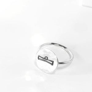 Libra Medallion Ring