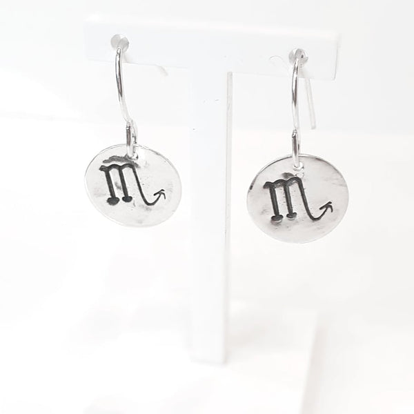 Scorpio Medallion Earrings