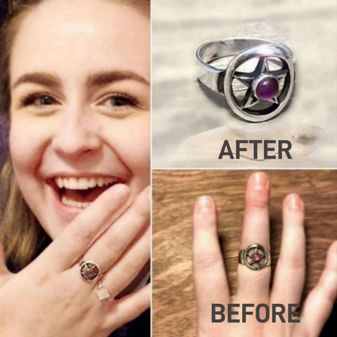 Snug Pentagram ring altered to fit